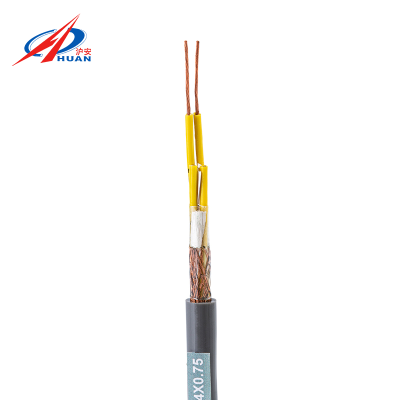 Cable de señal blindado trenzado RVVP (impermeable, a prueba de humedad, alta resistencia a la tracción)