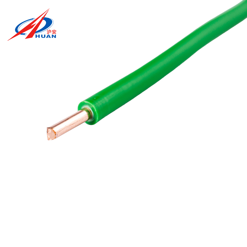 Cable rígido conductor de cadena de un solo núcleo aislado con PVC BV para renovación y construcción de viviendas