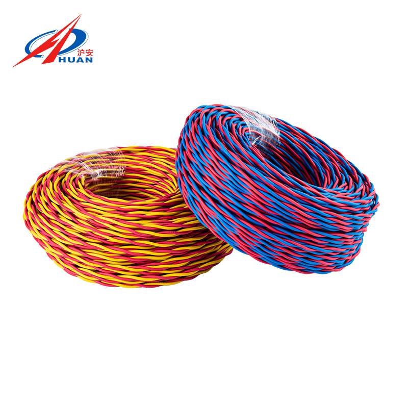 WDZN-RYJS(P) Alambre de par trenzado resistente al fuego, alambre flexible de par trenzado A/B/C ignífugo, disponible en varios colores