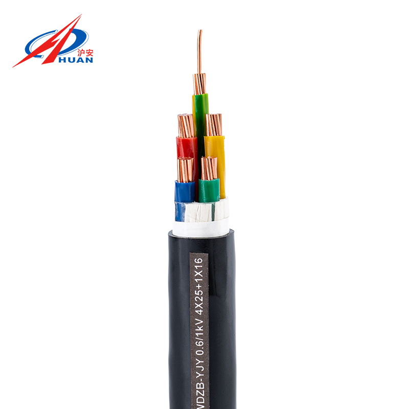 WDZ-YJY 0,6/1KV Funda protectora de poliolefina aislada de polietileno reticulado con núcleo de cobre Cable de alimentación retardante de llama de bajo humo y sin halógenos