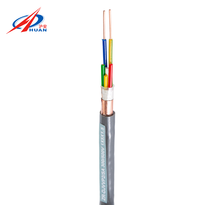 Entorno de interferencia del convertidor de frecuencia blindado con cinta de cobre DJYVP2, cable anti-interferencia